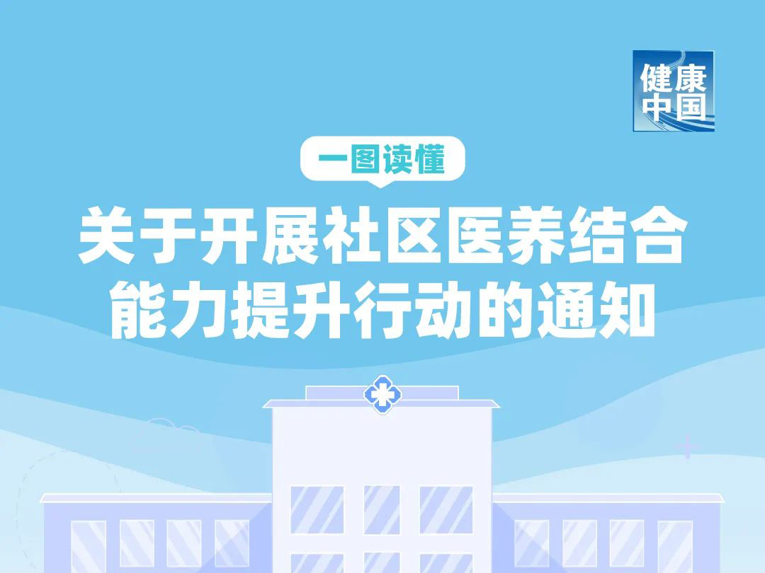 一图读懂《关于开展社区医养结合能力提升行动的通知》
